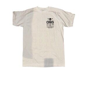 Men’s Medium- Crooks & Castles Tee- White